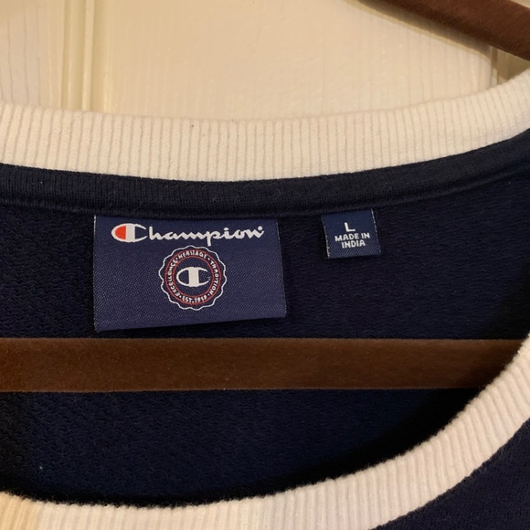 Champion University of San Diego Navy Blue/Cream Sweatshirt sz L - Picture 3 of 4